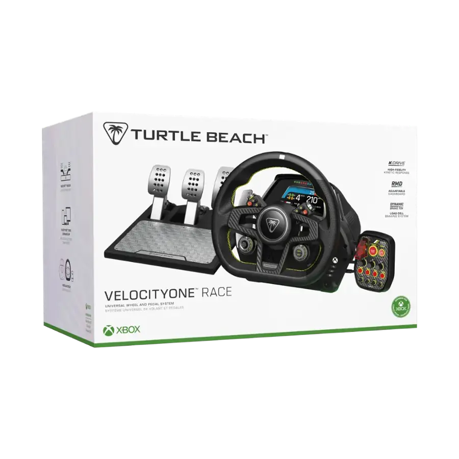 Turtle Beach VelocityOne Race Wheel & Pedal System for Xbox Series X|S ...