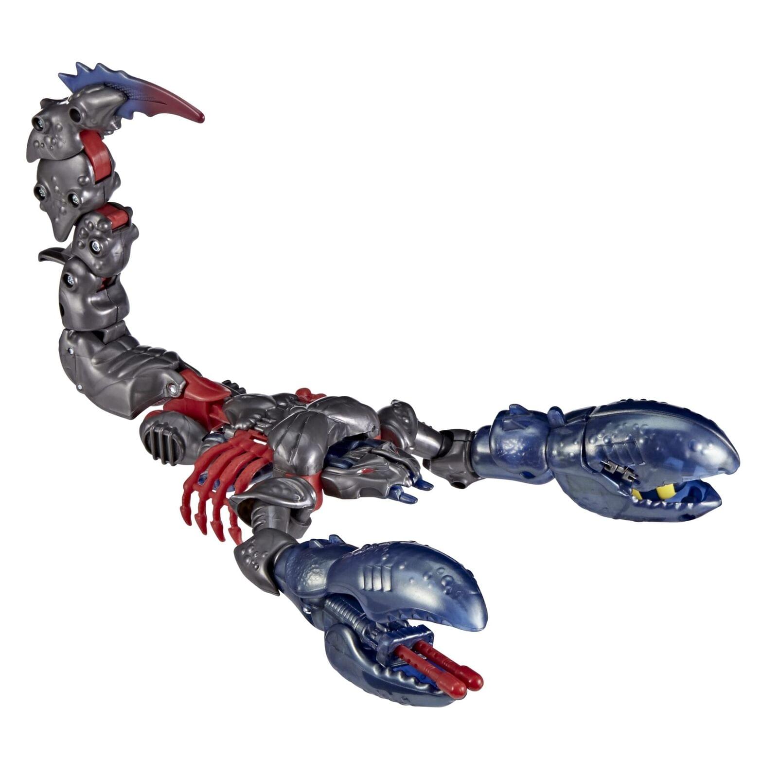 Alt View 2. Hasbro - Transformers Vintage Beast Wars Action Figure | Scorponok - Blue.