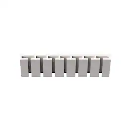 Boyel Living - 30-in W x 1.5-in H x 12-in D Shaker RTA Kitchen Under Cabinet Glass Holder - White Shaker