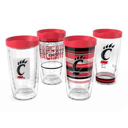 Tervis - Cincinnati Bearcats Four-Pack 16oz. Classic Tumbler Set - Multicolor