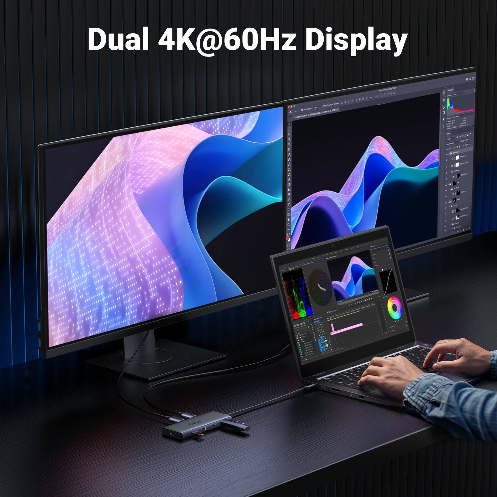 Dual 4K@60Hz Display