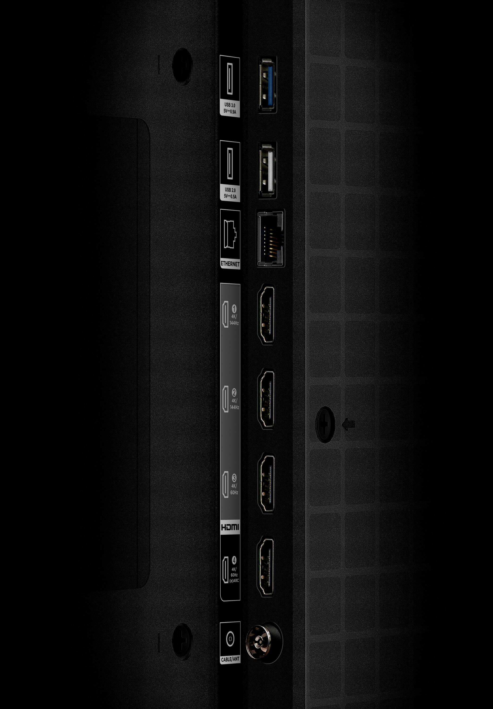 The text on the image reads:

0810 11  523 2 S5A I ETHERNET 0 I 144k 4 2 40 4 3 I 501  HDMI 0 4 NONE ARC I a CARLE/ANT.

I have grouped and corrected the text as follows:

0810 11  523 2 S5A I ETHERNET 0 I 144k 4 2 40 4 3 I 501  HDMI 0 4 NONE ARC I a CARLE/ANT.