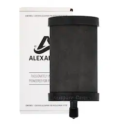3M - Alexapure Pro 2387 Genuine Replacement Water Filter Black-Made in USA (1 Pack)