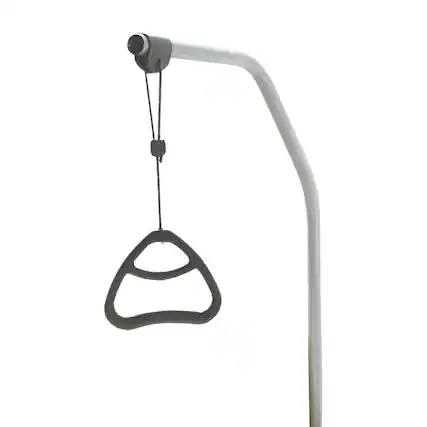 Front. Invacare - Etude HC Bed Lifting Support Trapeze Kit ELSP‑2093 for easier patient transfers and support - Grey.