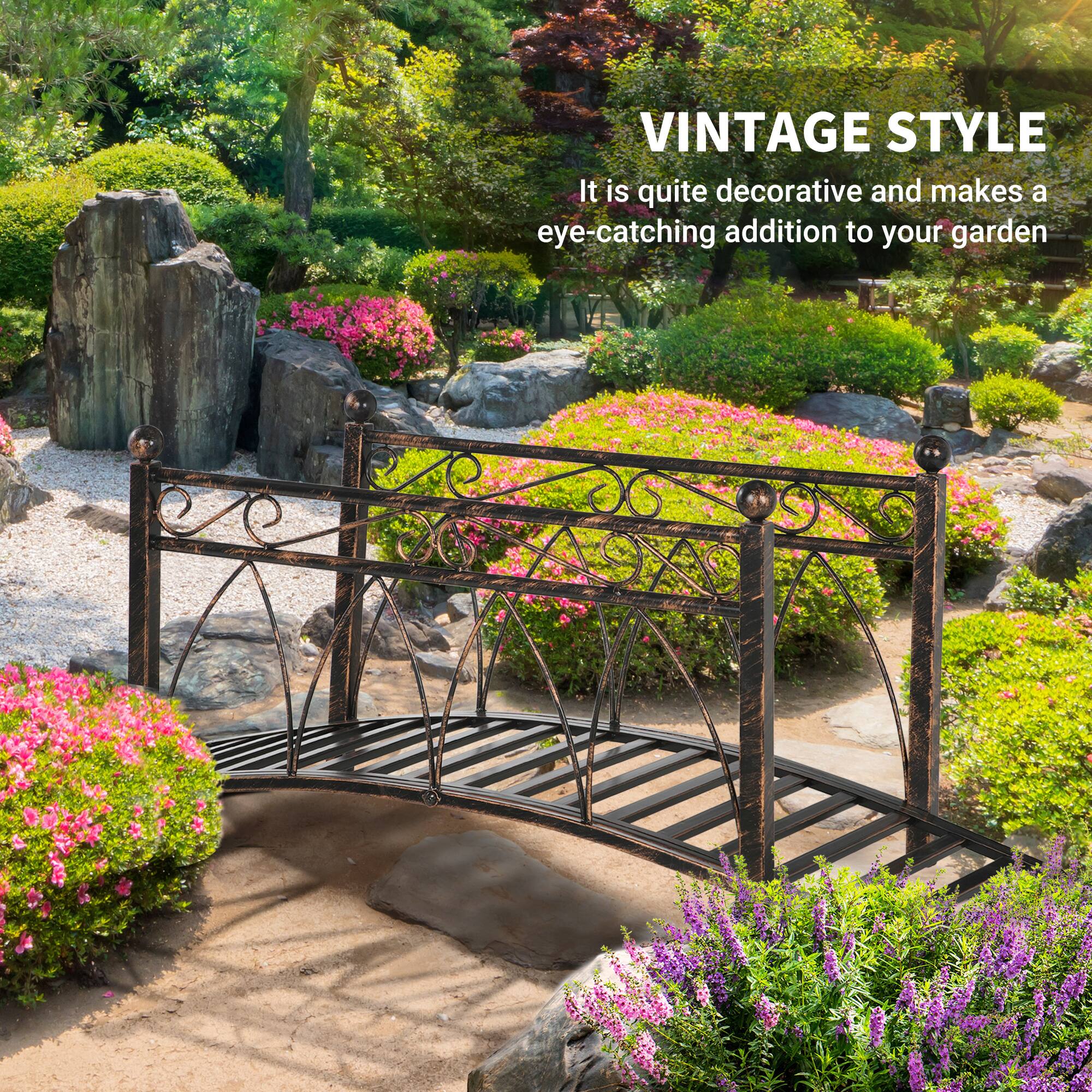 VINTAGE STYLE  
It is quite decorative and makes a eye-catching addition to your garden