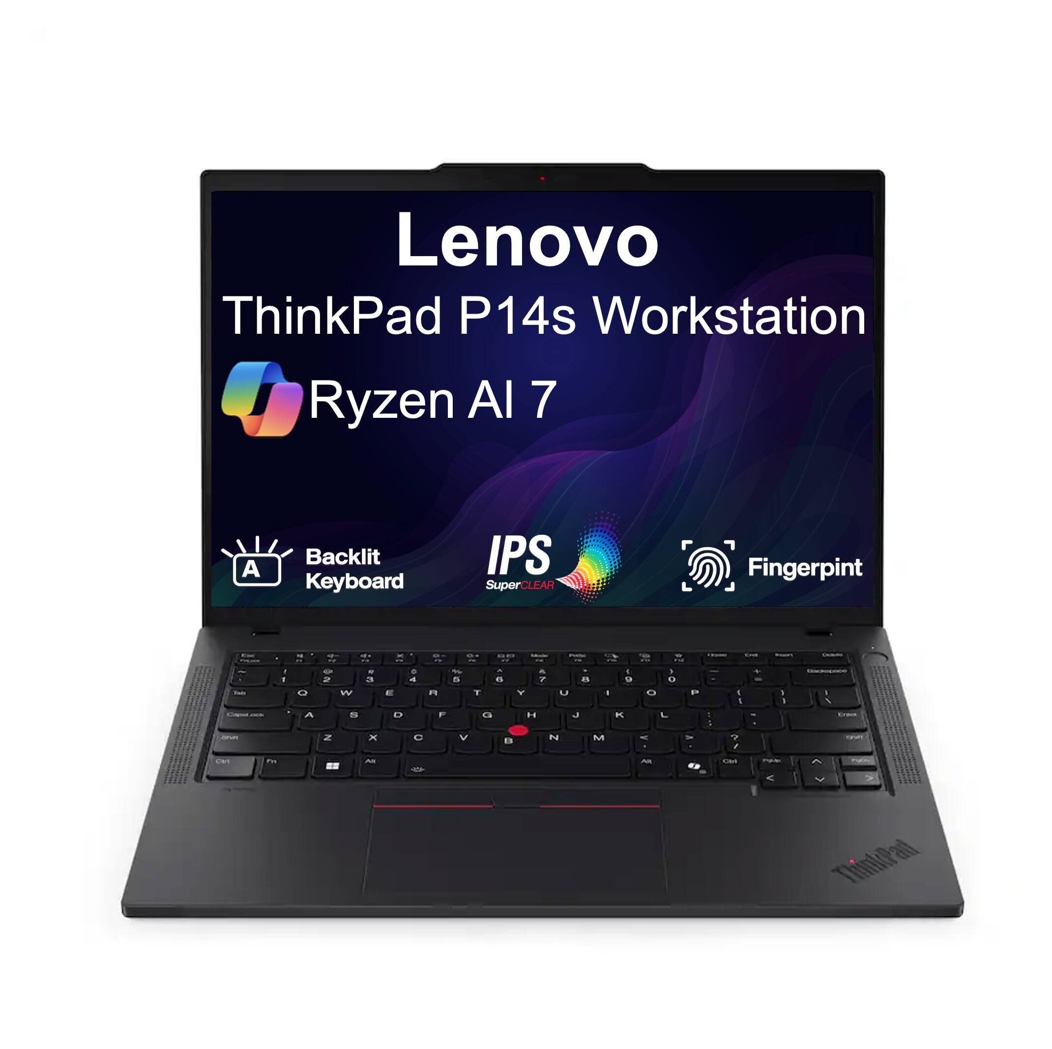 Lenovo ThinkPad P14s Workstation  
Ryzen AI 7  
Backlit Keyboard  
IPS SuperCLEAR  
Fingerprint