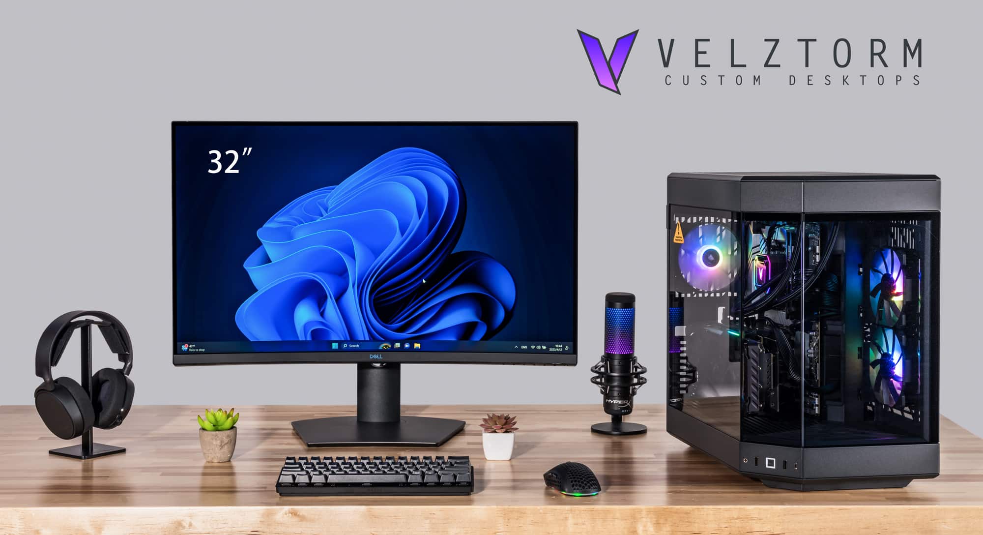 Velztorm Praetix Desktop PC (Intel i9 14900K, 64GB DDR5, 2TB PCIe