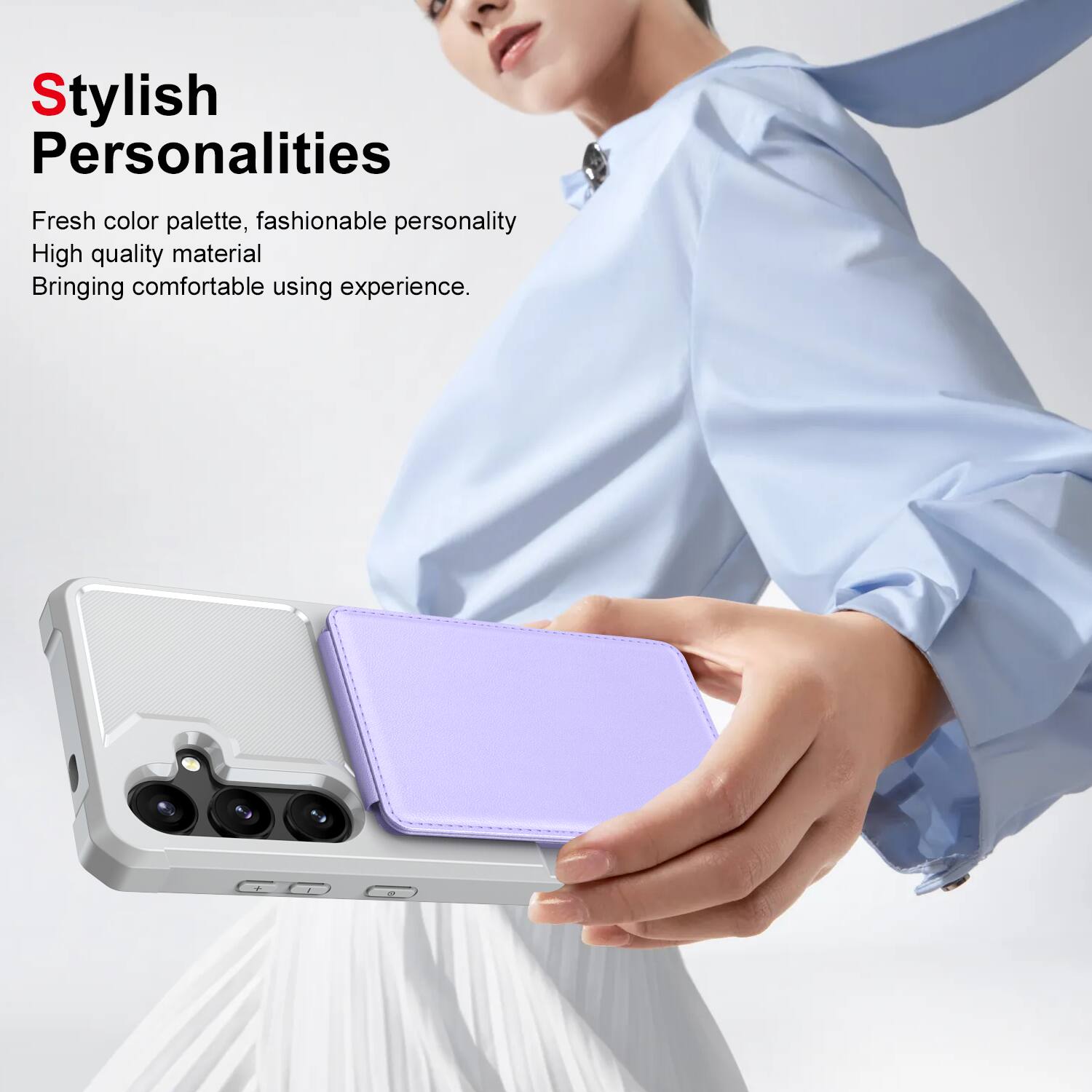Stylish Personalities

Fresh color palette, fashionable personality  
High quality material  
Bringing comfortable using experience.