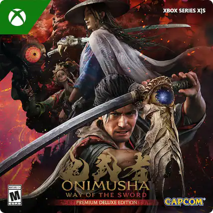 XBOX SERIES X|S
MATURE 17+ M ESRB
ONIMUSHA WAY OF THE SWORD PREMIUM DELUXE EDITION CAPCOM - M (Mature 17+)