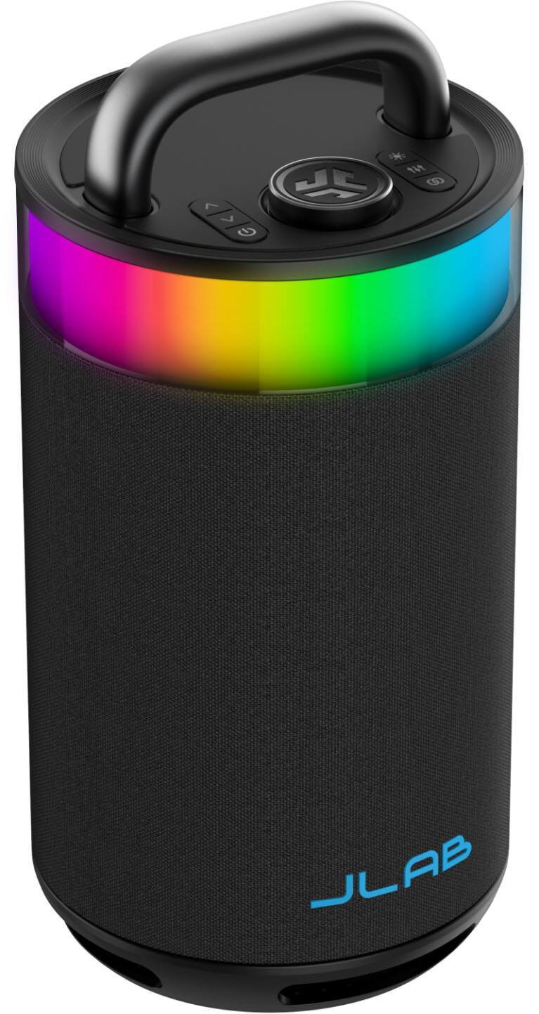 Angle. JLab - Epic Party Speaker with Bluetooth and RGB Lighting - Black.