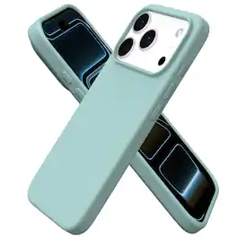 Ornarto - Designed for iPhone 17 Pro Case 6.3", Liquid Silicone Soft Gel Shockproof Protective Case - Whisper Green