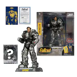 McFarlane Toys - Fallout Movie Maniacs 6 Inch Posed Figure | Hank MacLean - Silver