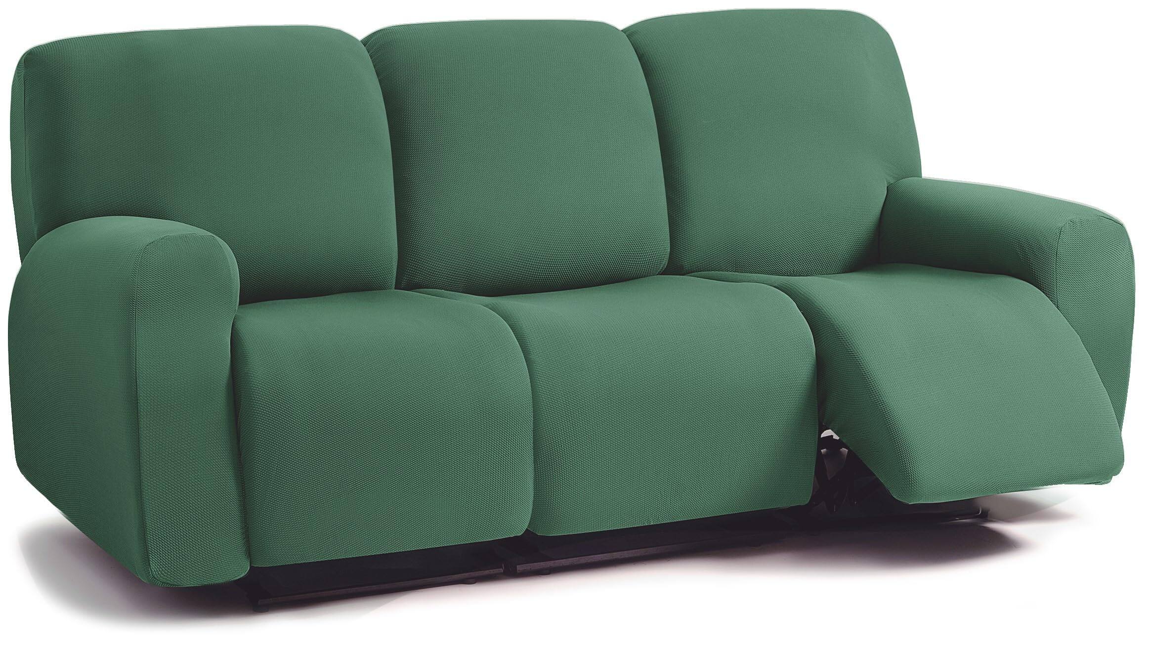 Retro Green 3 Seater Recliner Cover