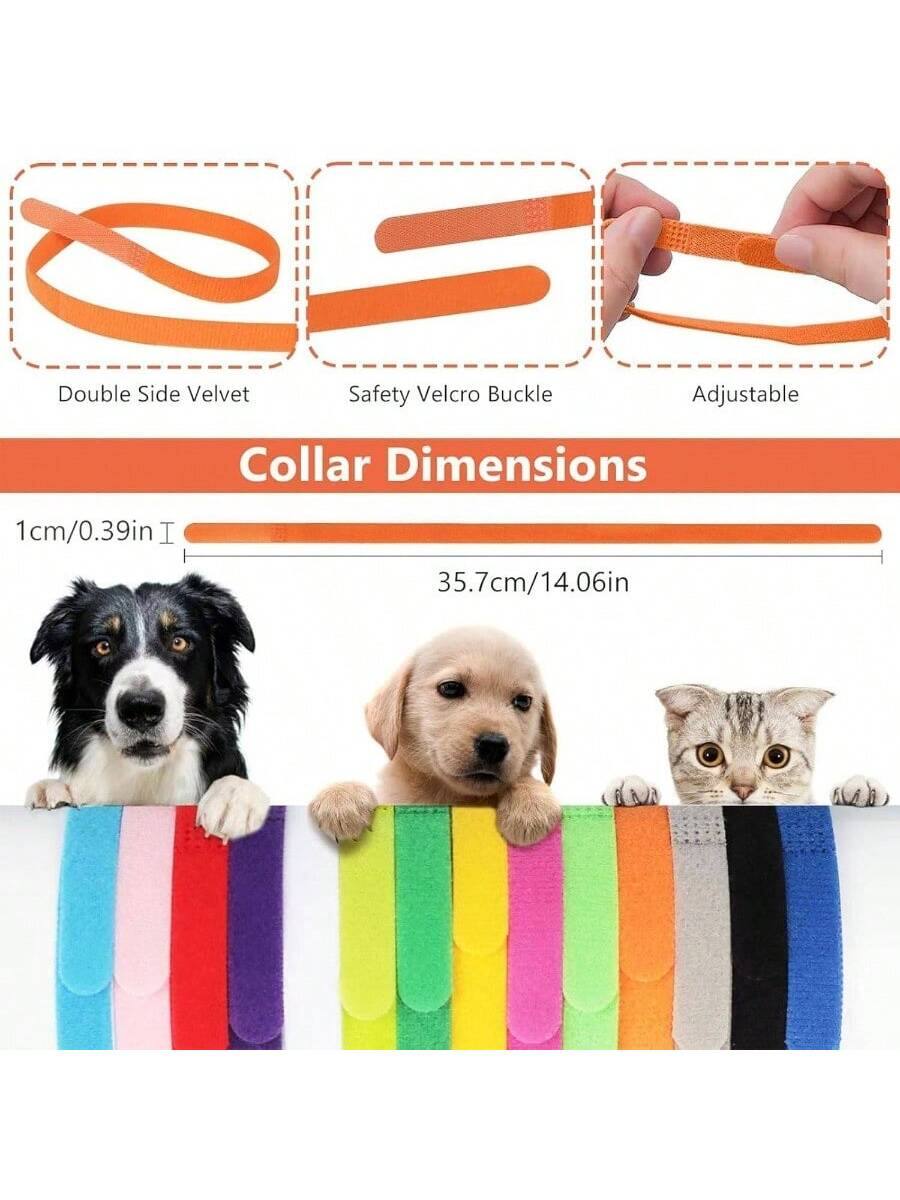 Double Side Velvet Safety Velcro Buckle Adjustable Collar

Collar Dimensions

1cm/0.39in I 35.7cm/14.06in
