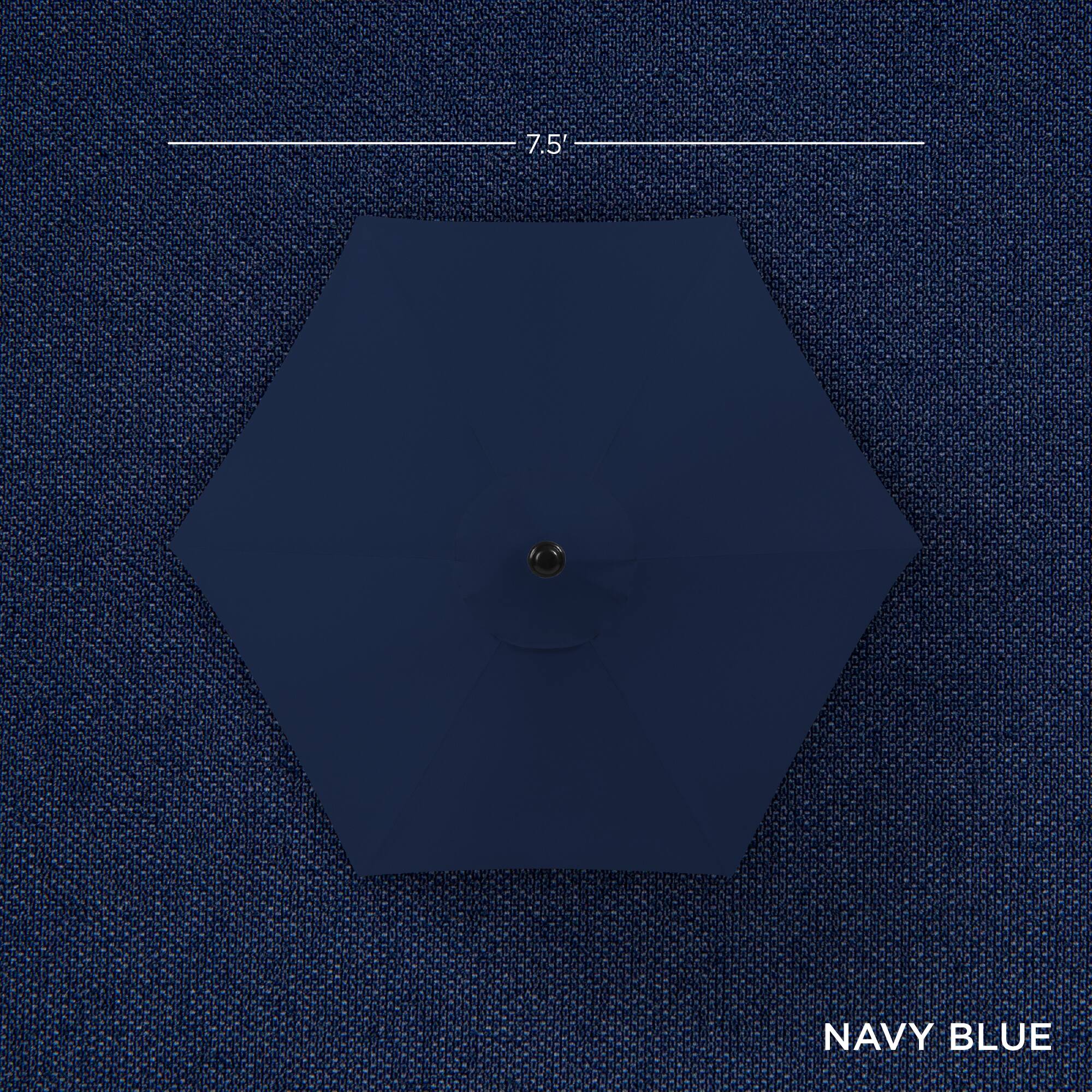 7.5'  
NAVY BLUE