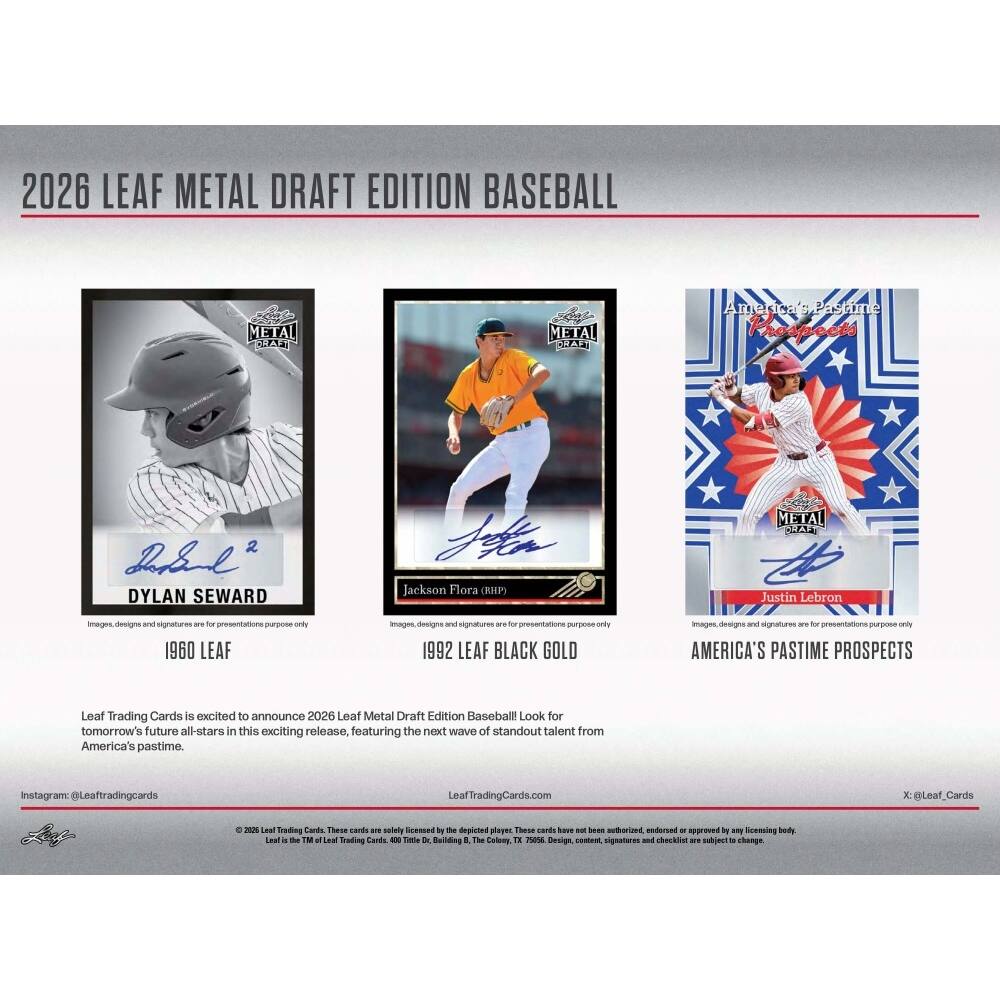 2026 LEAF METAL DRAFT EDITION BASEBALL

2026 LEAF METAL DRAFT EDITION BASEBALL

Ametca Pashine Prospects

2026 LEAF METAL DRAFT EDITION BASEBALL

2026 LEAF METAL DRAFT EDITION BASEBALL

2026 LEAF METAL DRAFT EDITION BASEBALL

2026 LEAF METAL DRAFT EDITION BASEBALL

2026 LEAF METAL DRAFT EDITION BASEBALL

2026 LEAF METAL DRAFT EDITION BASEBALL

2026 LEAF METAL DRAFT EDITION BASEBALL

2026 LEAF METAL DRAFT EDITION BASEBALL

2026 LEAF METAL DRAFT EDITION BASEBALL

2026 LEAF METAL DRAFT EDITION BASEBALL

2026 LEAF METAL DRAFT EDITION BASEBALL

2026 LEAF METAL DRAFT EDITION BASEBALL

2026 LEAF METAL DRAFT EDITION BASEBALL

2026 LEAF METAL DRAFT EDITION BASEBALL

2026 LEAF MET