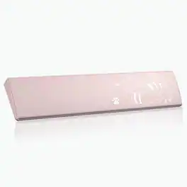 Womier - Keyboard Wrist Rest for Computer Keyboard Ergonomic Memory Foam Wrist Pad, Water-Resistant Design with Non-Slip Base - Pink