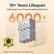 10+ Years Lifespan
6,000 cycles for over 10 years of reliable performance*.
6000+ Life Cycles
3+2 Years SERVICE
*Battery retains 70% capacity after 6,000 cycles