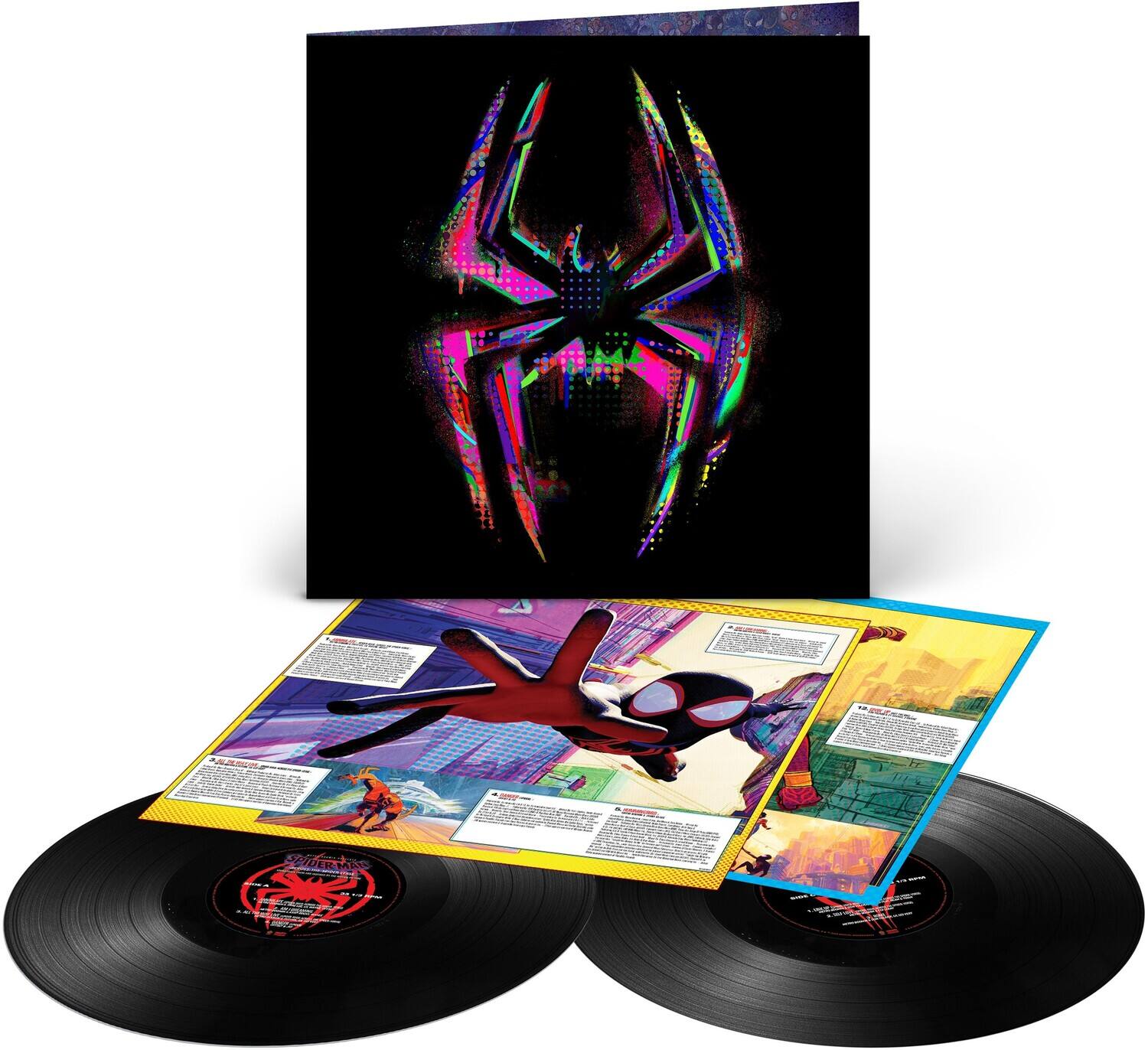 Sure, here is the corrected and grouped text from the image:

---

**Front Cover:**
- SPIDER-MAN

**LP Labels:**
- SPIDER-MAN
- MARVEL
- MARVEL
- MARVEL
- MARVEL
- MARVEL
- MARVEL
- MARVEL
- MARVEL
- MARVEL
- MARVEL
- MARVEL
- MARVEL
- MARVEL
- MARVEL
- MARVEL
- MARVEL
- MARVEL
- MARVEL
- MARVEL
- MARVEL
- MARVEL
- MARVEL
- MARVEL
- MARVEL
- MARVEL
- MARVEL
- MARVEL
- MARVEL
- MARVEL
- MARVEL
- MARVEL
- MARVEL
- MARVEL
- MARVEL
- MARVEL
- MARVEL
- MARVEL
- MARVEL
- MARVEL
- MARVEL
- MARVEL
- MARVEL
- MARVEL
- MARVEL
- MARVEL
- MARVEL
- MARVEL
- MARVEL
- MARVEL
- MARVEL
- MARVEL
- MARVEL
- MARVEL
- MARVEL
- MARVEL
