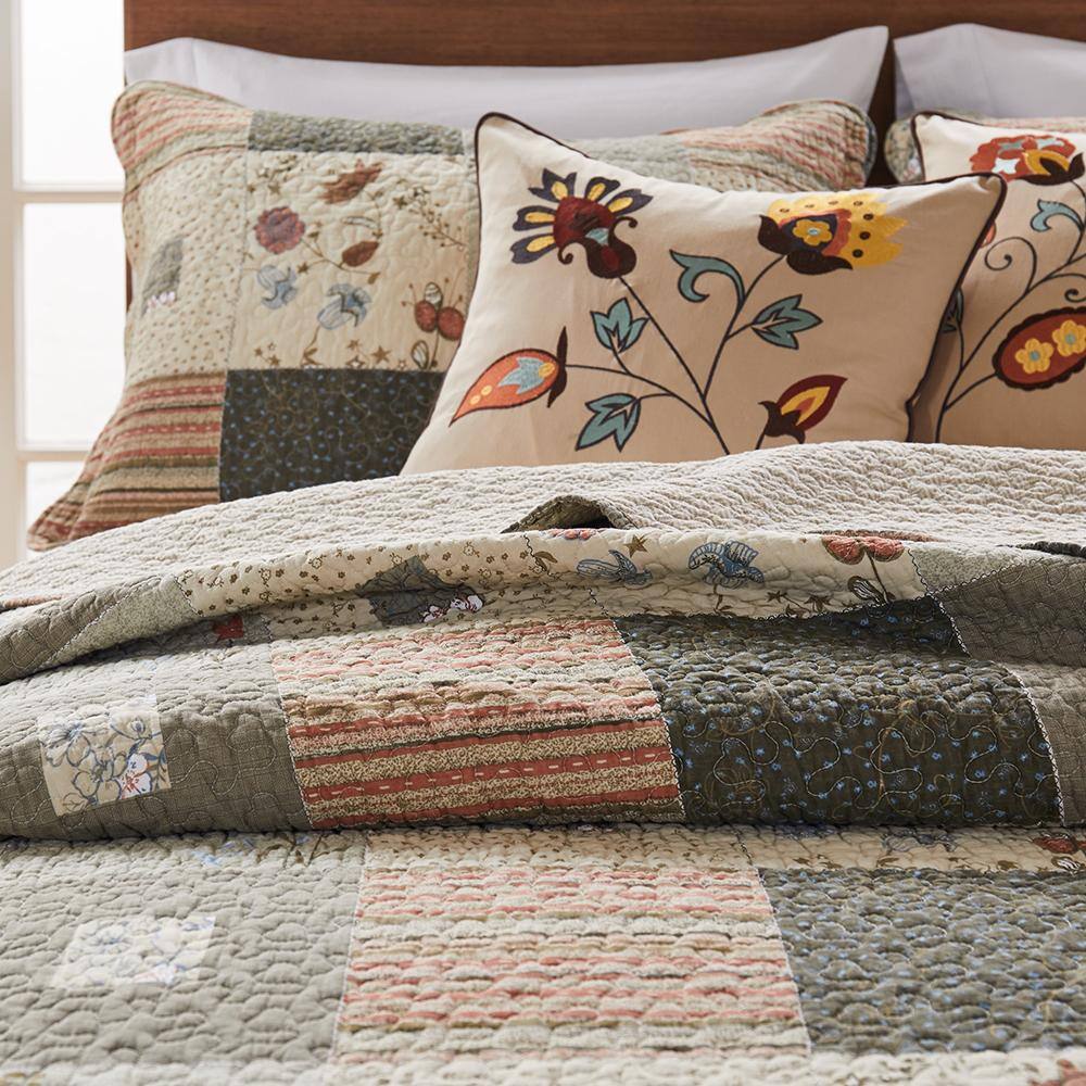 Alt View 1. Greenland Home Fashions - Greenland Home Fashion Sedona Bonus Set - 4 - Piece - Twin 68x86", Multi - Multi.