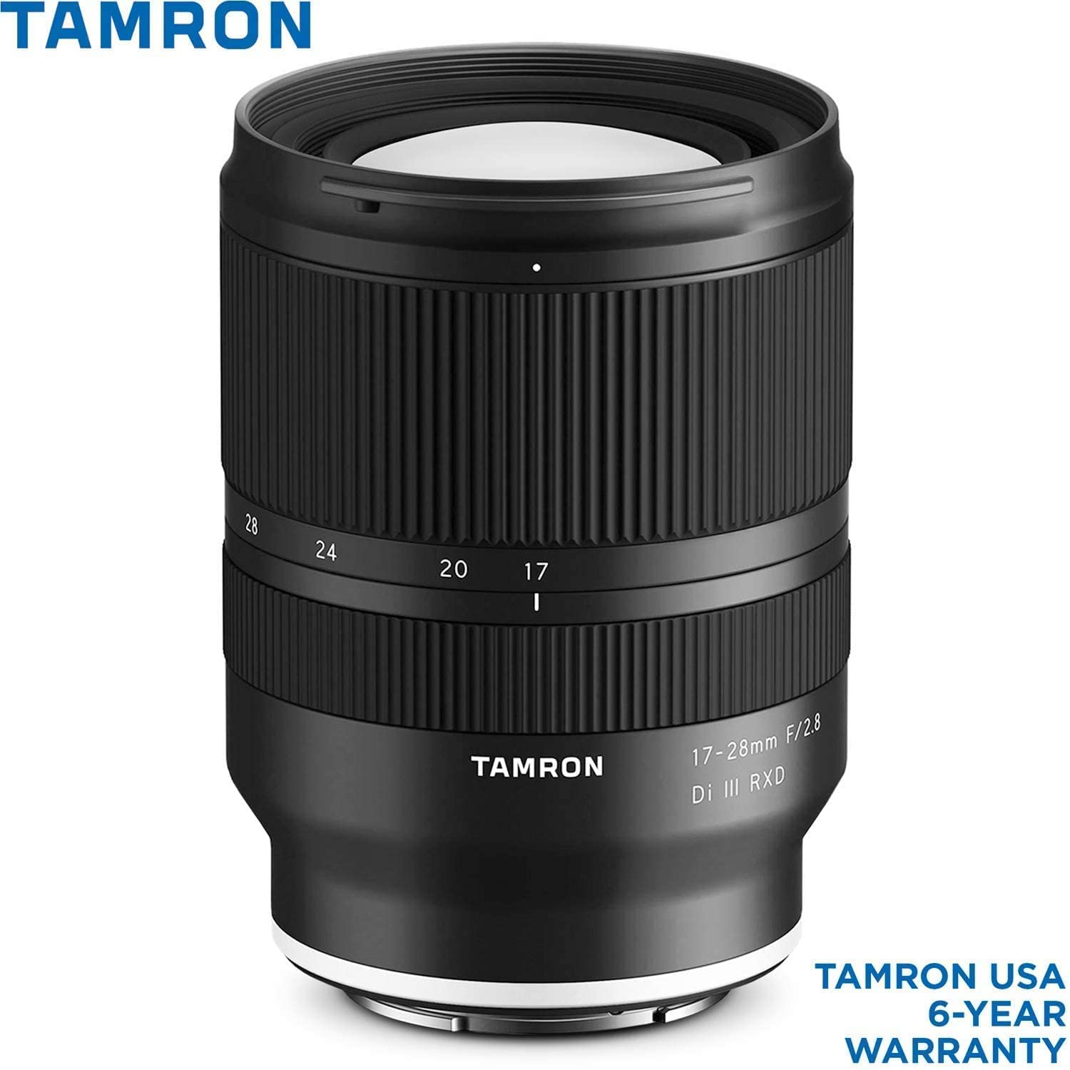TAMRON 17-28mm F/2.8 Di III RXD  
TAMRON USA  
6-YEAR WARRANTY