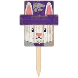 Fan Creations - Kansas State Wildcats 16" x 19" Easter Bunny Yard Stake - Multicolor