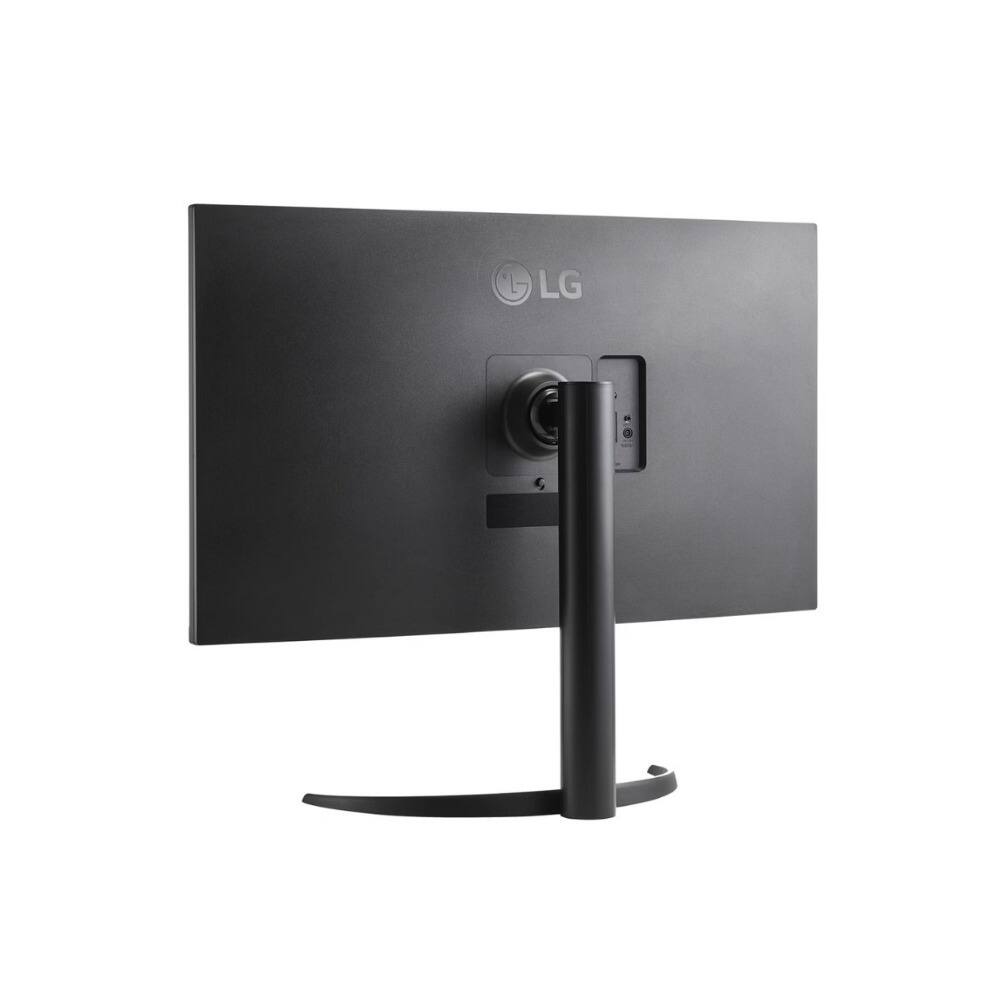 Left. LG - LG 32UR550K-B 32" 4K UHD Monitor, HDR10, HDMI/DP, Adjustable Stand.