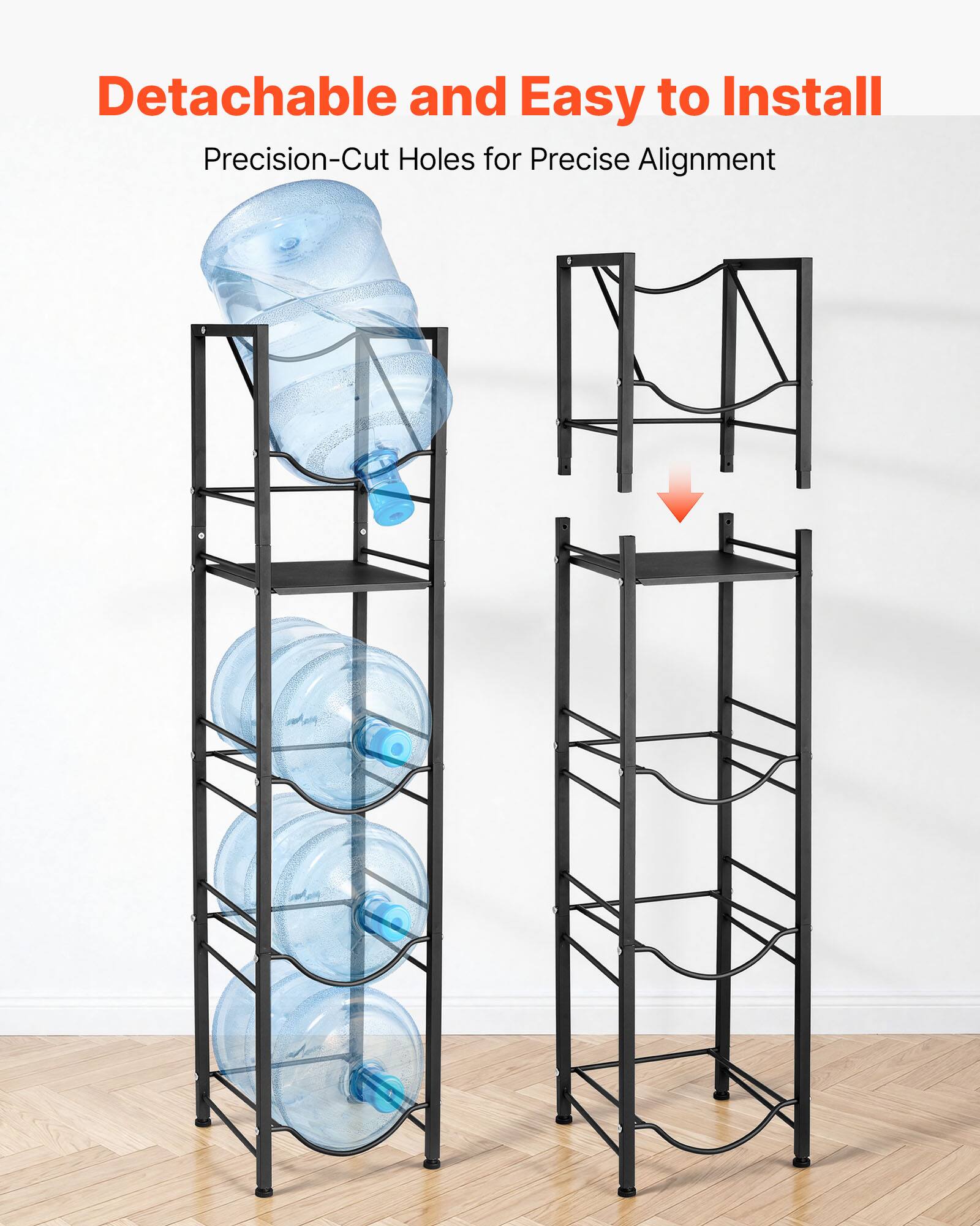 Detachable and Easy to Install  
Precision-Cut Holes for Precise Alignment