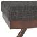 Alt View 16. Simpli Home - Chanelle Mid Century Ottoman Bench - Dark Grey.