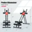 Product Dimensions: Weight Capacity: 330LBS, 46" x 35" x 6.5" x 43.5" x 16" x 16".