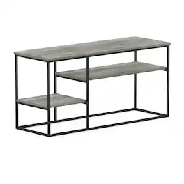 Furinno - Moretti Modern Lifestyle TV Stand for TV up to 50 Inch - French Oak Grey