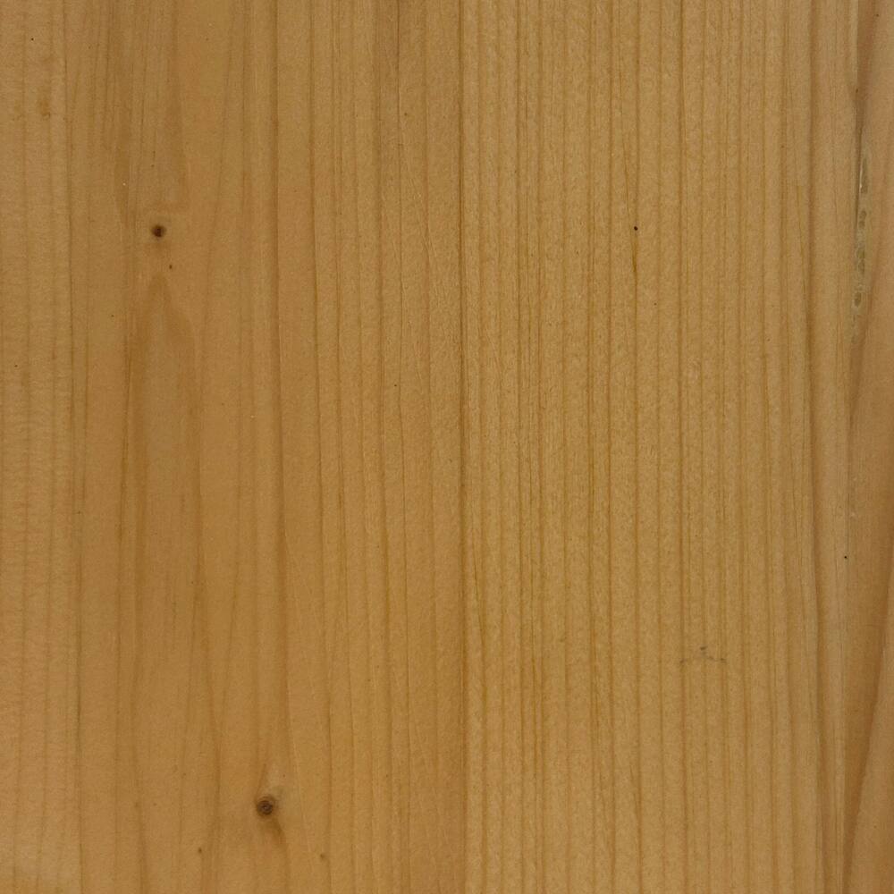 Alt View 4. Bestier - Solid Wood Farmhouse Platform Bed Frame, No Box Spring Needed, 6.5" Under Bed Storage & Quiet Design - Pine Natural.