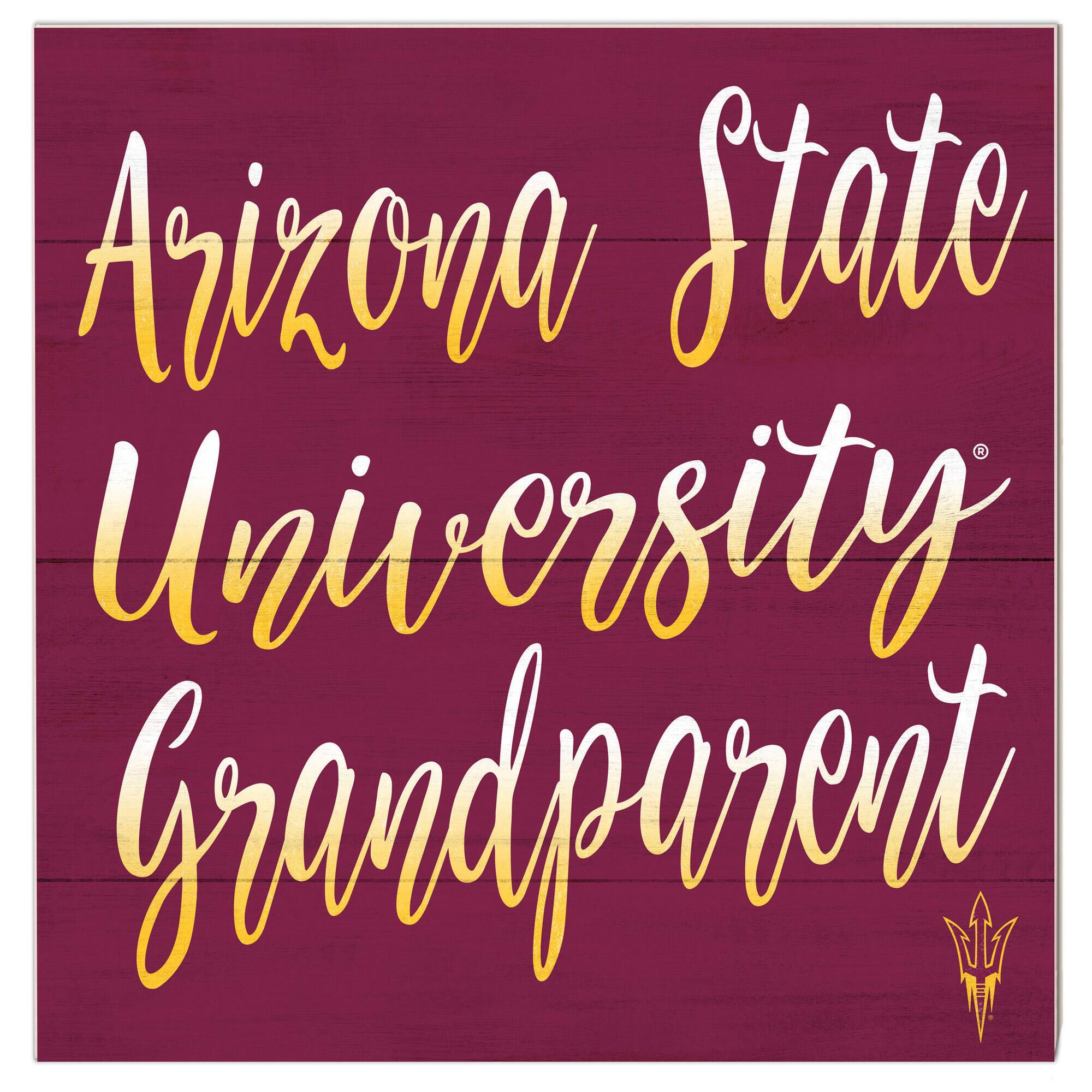 Arizona State Sun Devils 10'' x 10'' Grandparent Plaque
