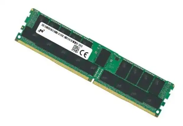 Front. Micron Technology - Micron RAM Module MTC40F2046S1RC64BD2R - Green.