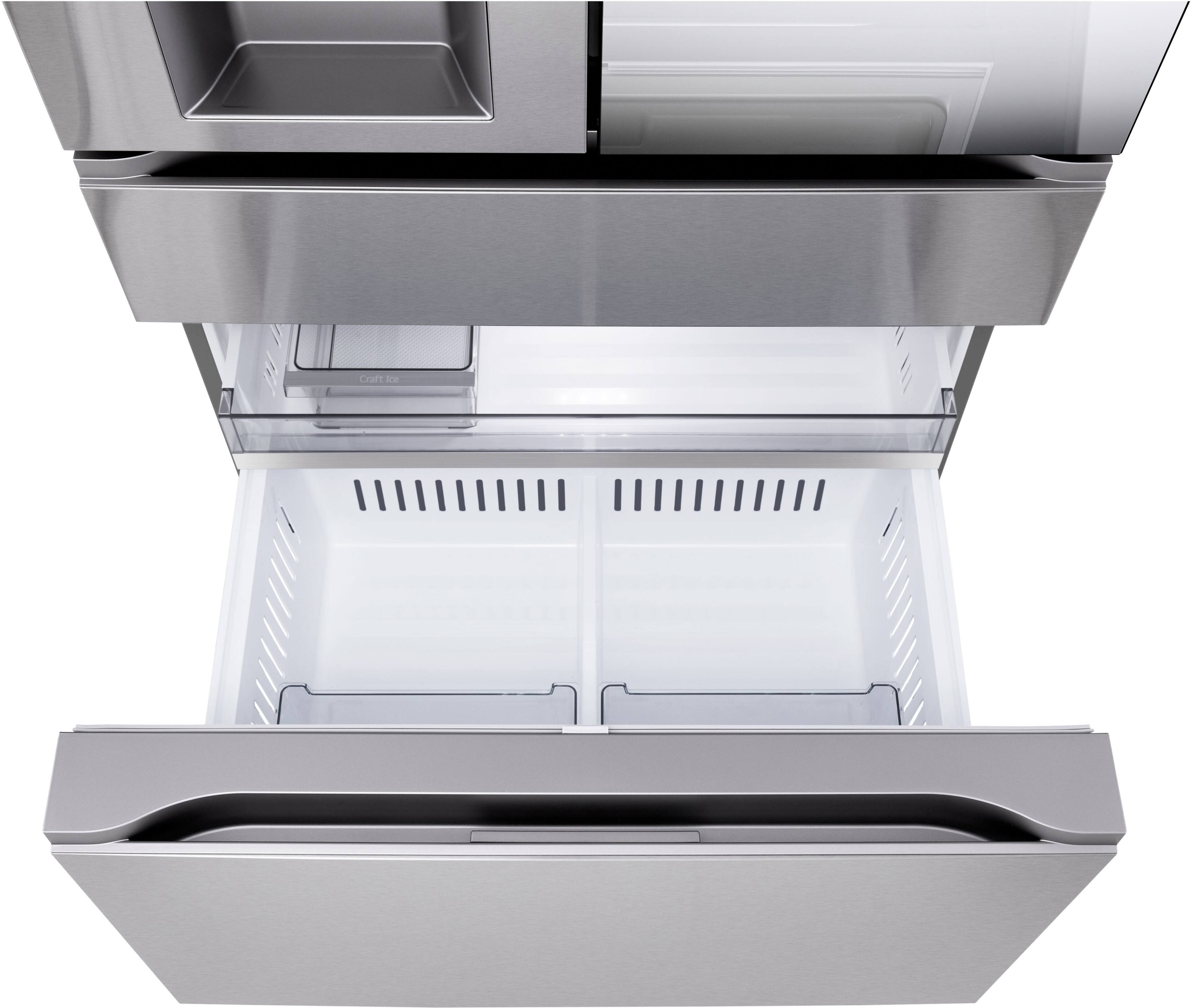 Alt View 35. LG - Standard-Depth MAX 28.6 Cu. Ft. French Door-in-Door Smart Refrigerator with Mini Craft Ice - PrintProof Stainless Steel.