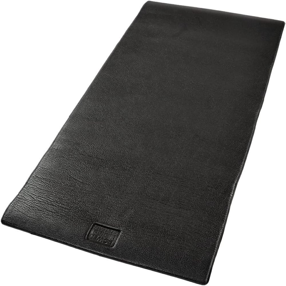 Power Systems - Exercise Mat 56" x 24" - Padded Yoga Mat for Exercise & Fitness - Jet Black