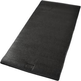 Power Systems - Exercise Mat 56" x 24" - Padded Yoga Mat for Exercise & Fitness - Jet Black