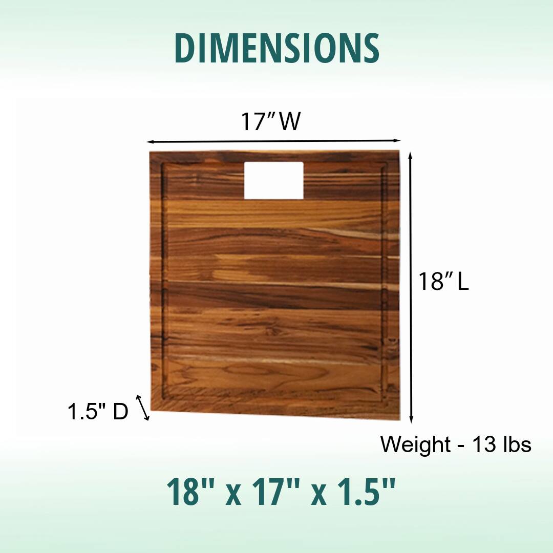 DIMENSIONS  
17"W x 18"L x 1.5"D  
Weight - 13 lbs