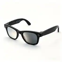 PRIMEPLUS - Smart AI Glasses 8MP Video Camera, WiFi Transfer, Audio Recording, Dual Lenses: Photochromic+Sunglass - Black