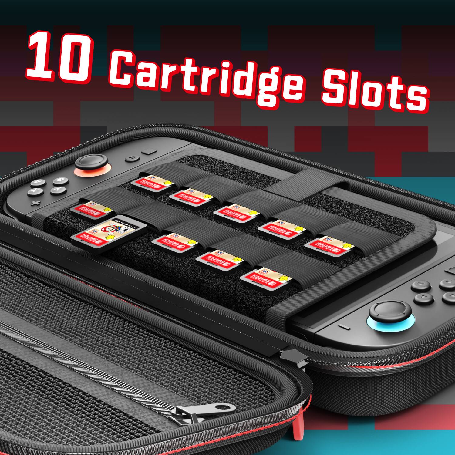 10 Cartridge Slots