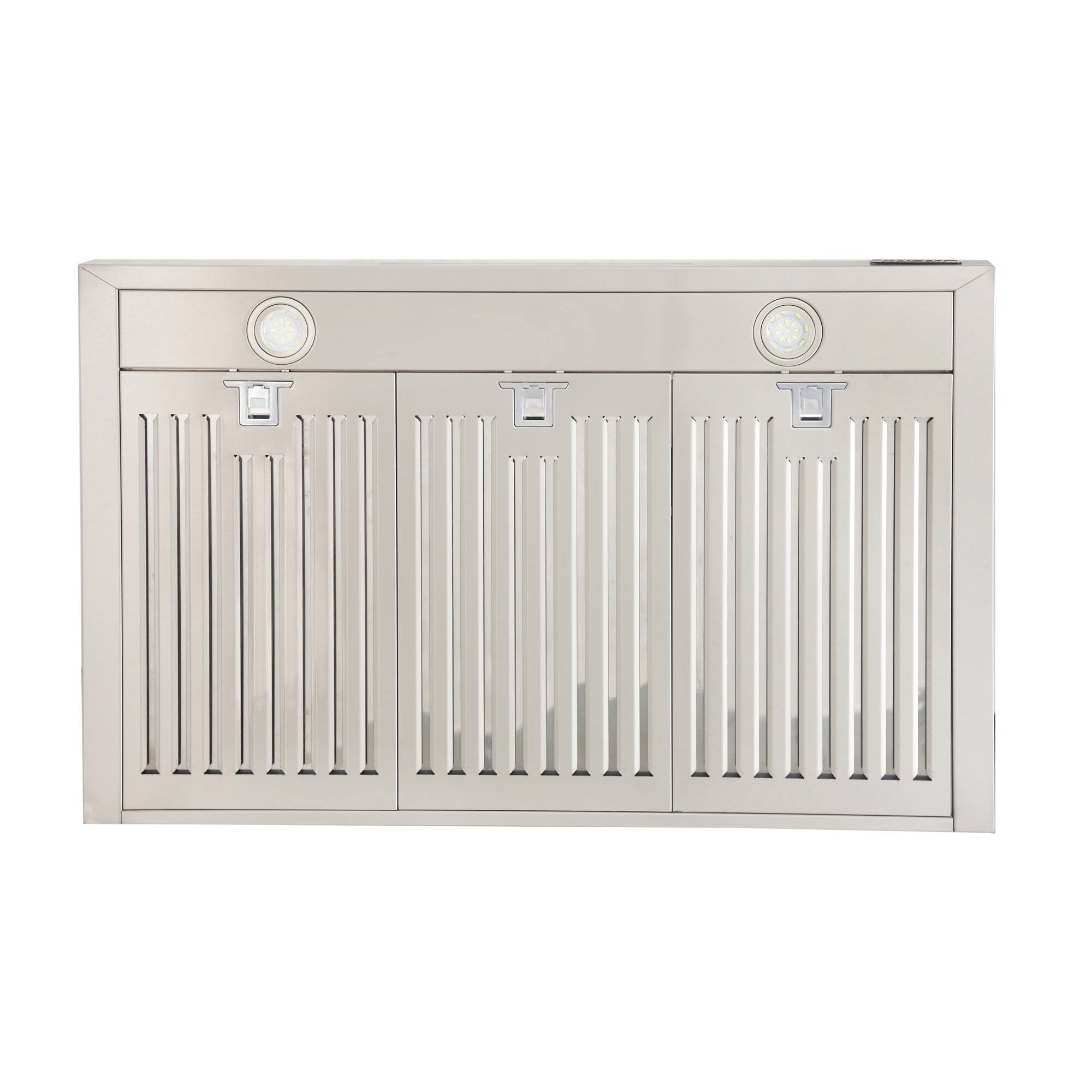 Back. Kucht - 30" Wall Mount Range Hood 900 CFM – Stainless Steel - Stainless Steel.