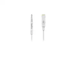 Belkin - AV10172BT03-WHT White 3.5 mm Audio Cable With Lightning Connector
