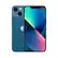 Front. Apple - iPhone 13 A2482 (Fully Unlocked) 256GB Bundle with Pre-Installed Tempered Glass - Blue.