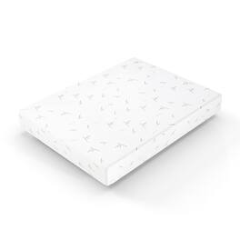 Kadyn - Memory Foam Mattress, Green Tea & Cooling Gel, Fiberglass-Free, Medium Firm Bamboo - White