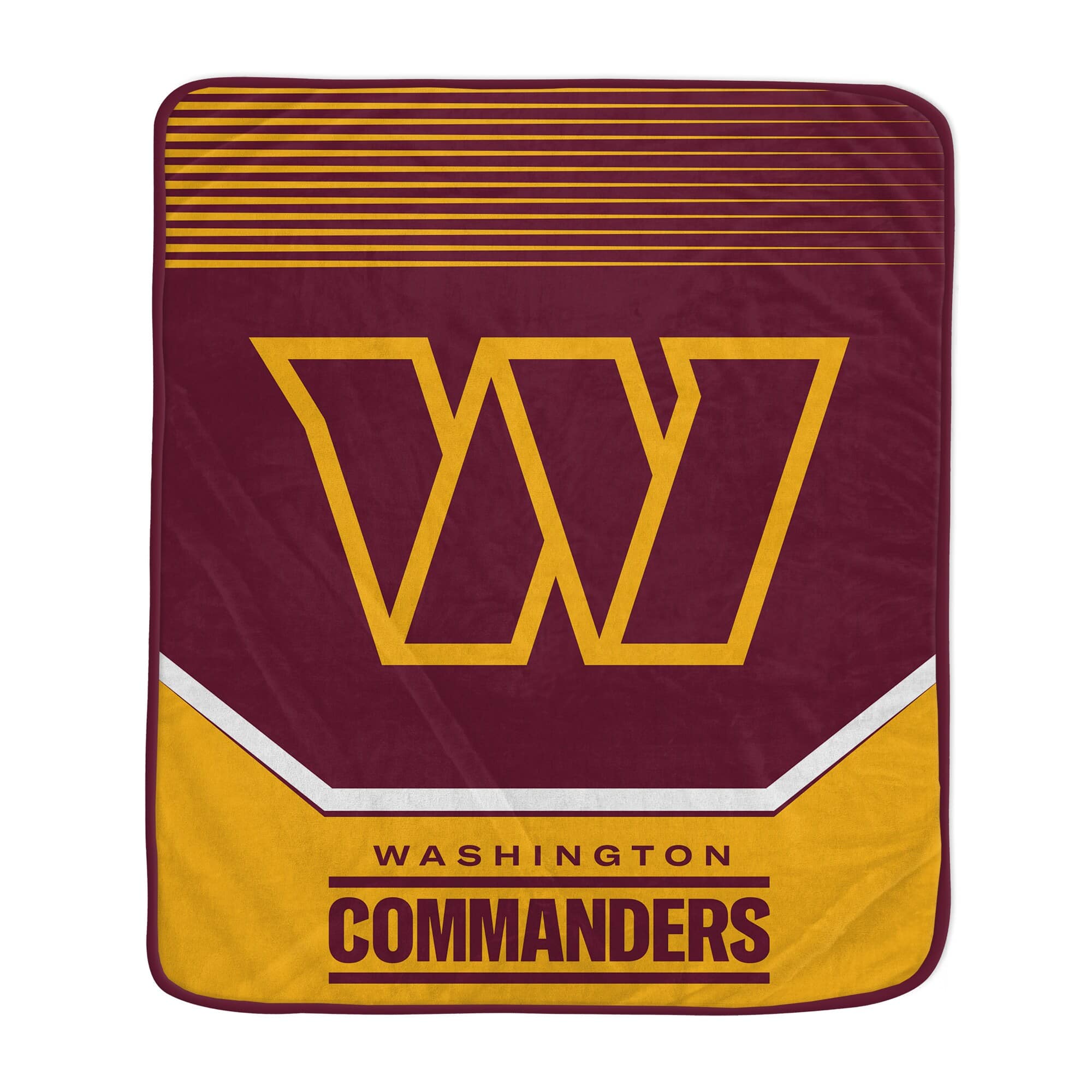 Pegasus - Washington Commanders 50- x 60- Half Tone Lines Tab Blanket - Multicolor