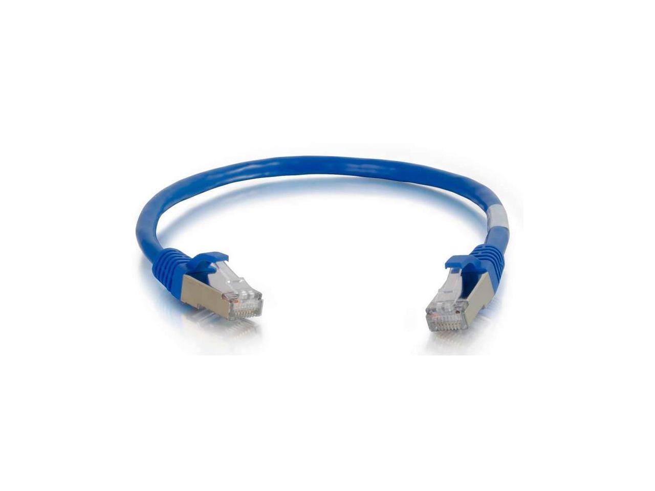 Alt View 1. Cables to Go - C2G 12ft Cat6 Snagless Shielded (STP) Network Patch Cable - Blue.