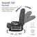 Smooth 360° Swivel
Easily adjust for the perfect angle and enjoy flexible comfort all day long
COMPACT
STURDY
360° Swivel