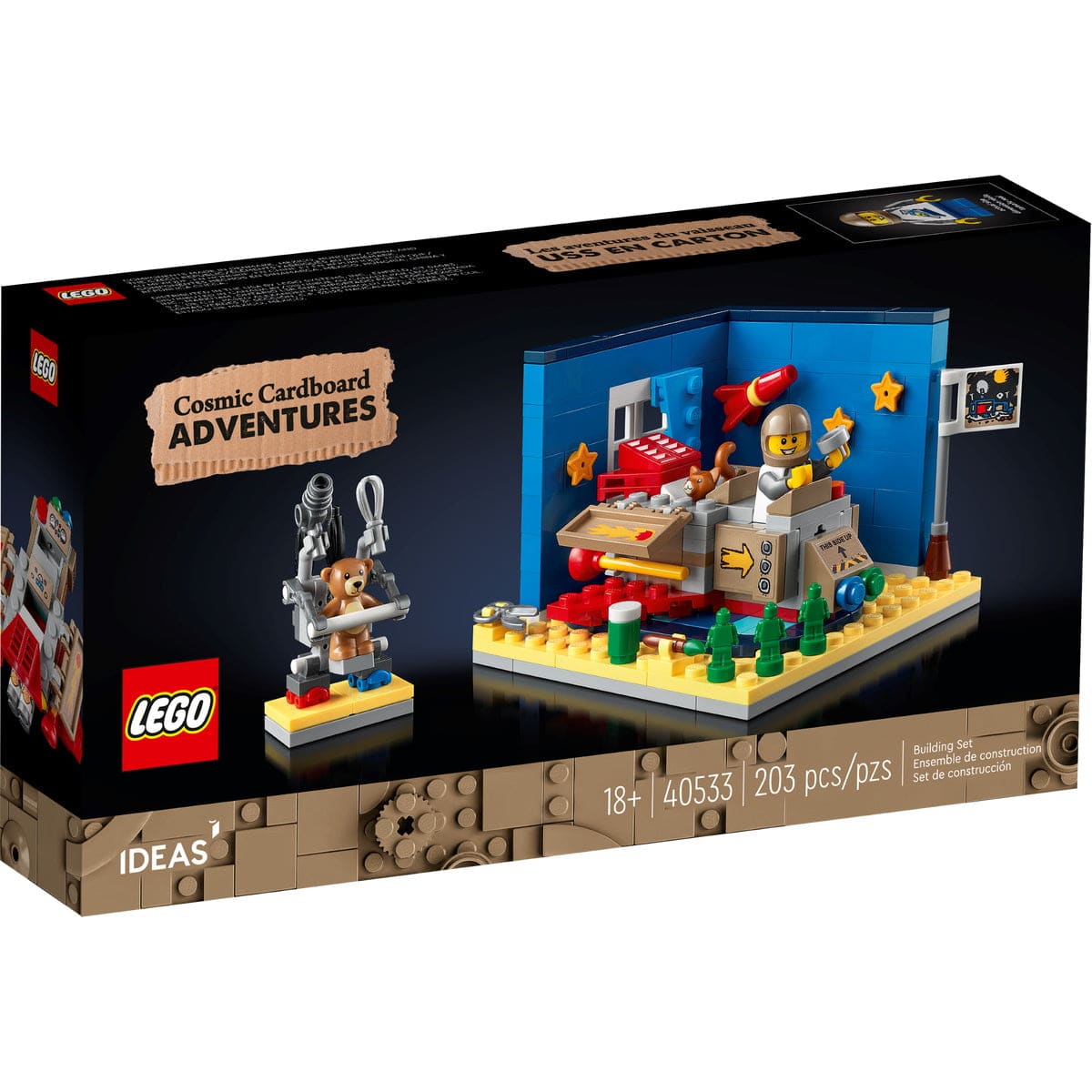 LEGO - Ideas: Cosmic Cardboard Adventures - 203 Piece Building Set [LEGO, #40533]