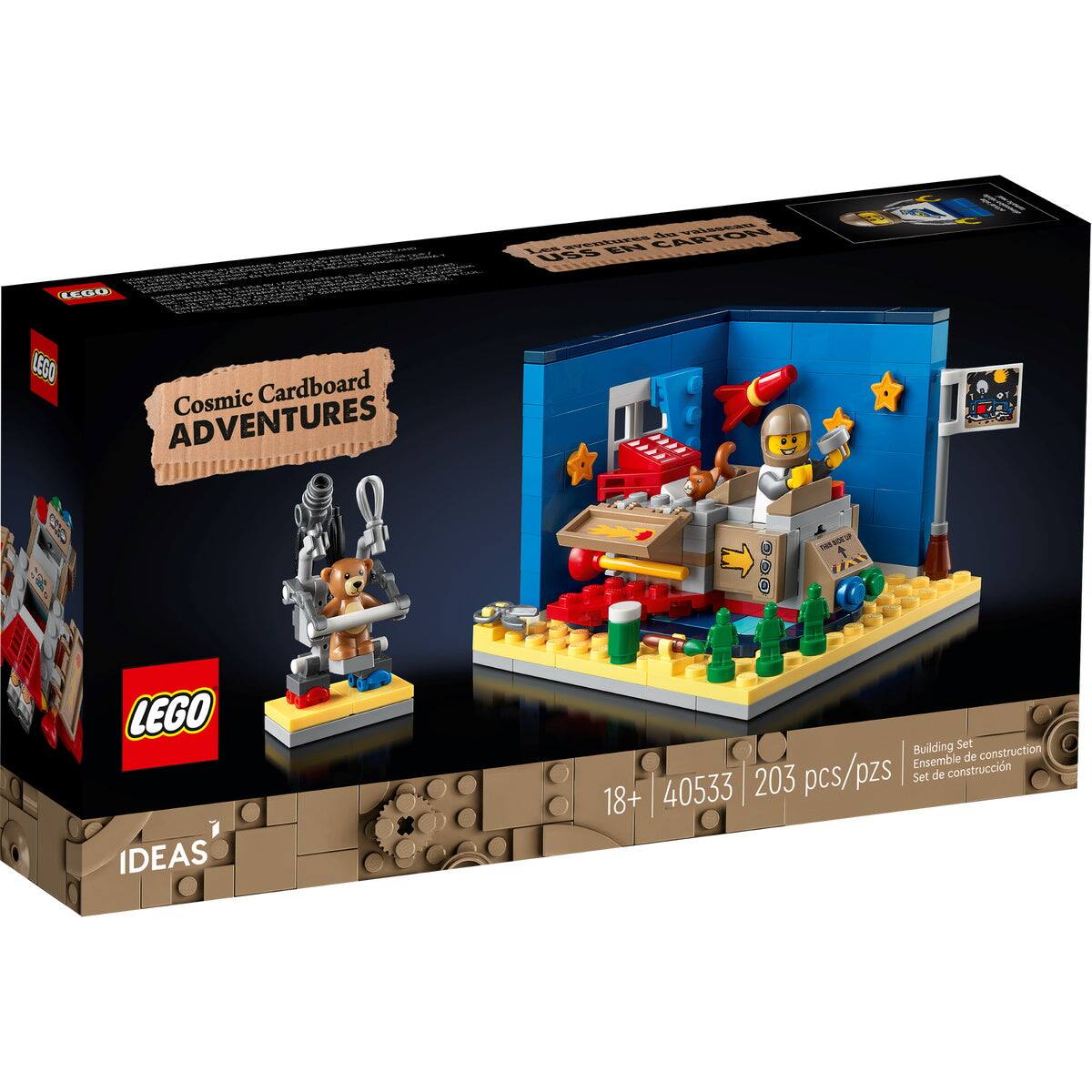 LEGO Ideas: Cosmic Cardboard Adventures - 203 Piece Building Set [LEGO, #40533]