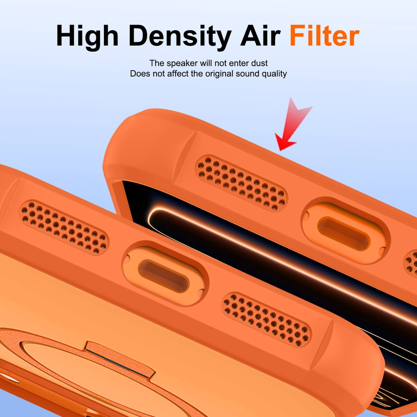High Density Air Filter

The speaker will not enter dust
Does not affect the original sound quality